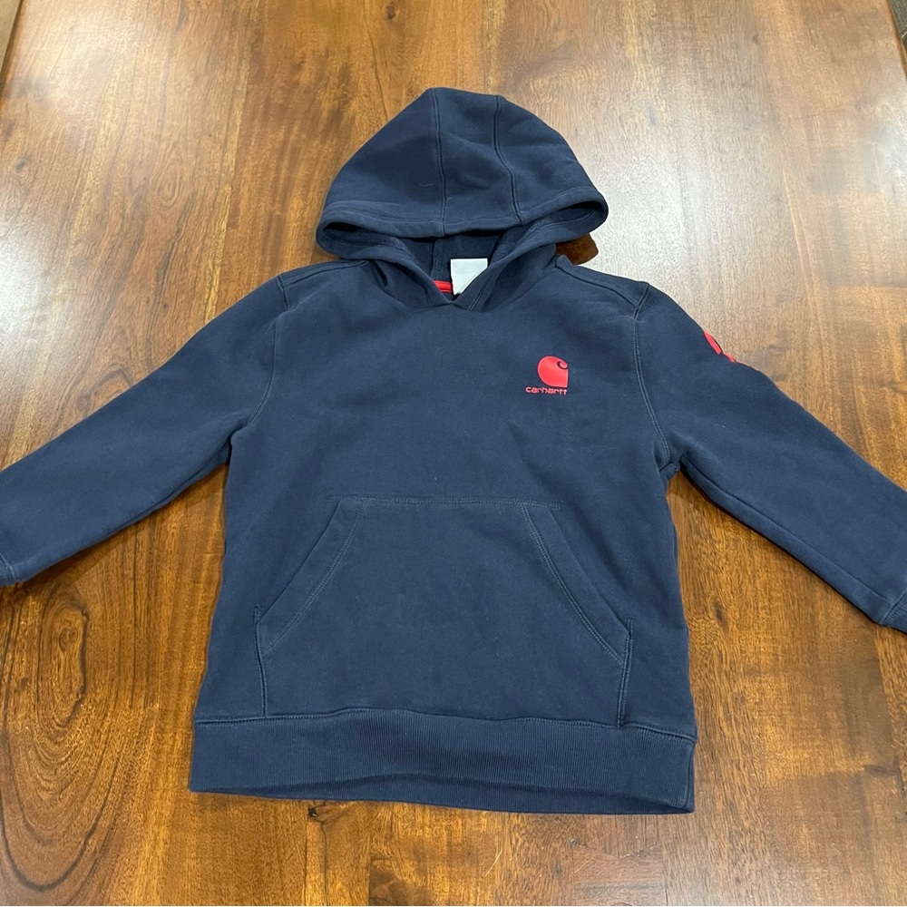 Carhartt Logo Sweater Hoodie Size 6